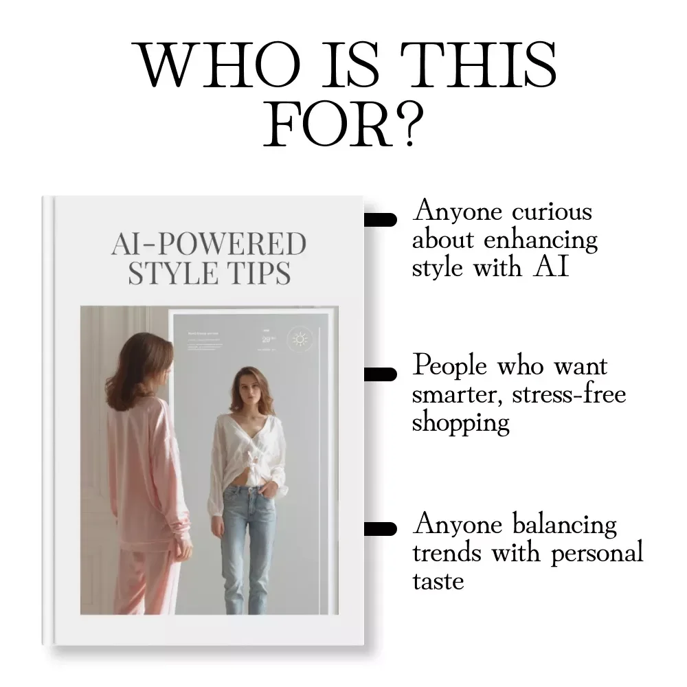 AI-Powered Style Tips | Digital Guide on How To Use AI For Personalized Style Suggestions, Fashion Styling, Capsule Wardrobes & Future Trends