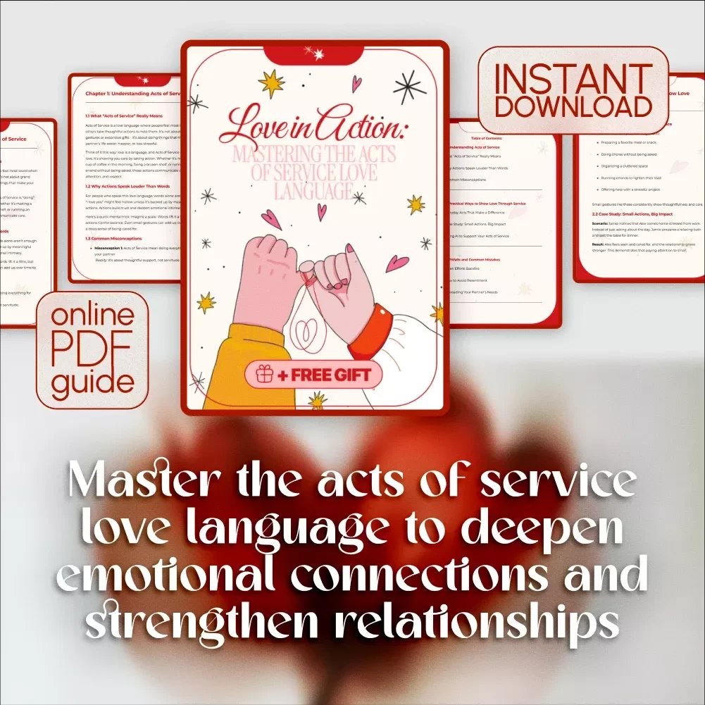 Love in Action: Mastering the Acts of Service Love Language - eBook & Guide