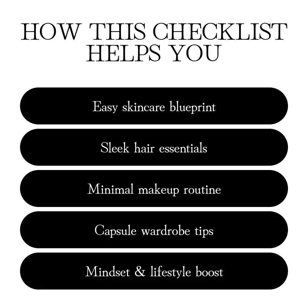 Clean-Girl Glow Up Map | Digital Download Checklist | Clean-Girl Aesthetic Evolution Map | Minimalist Skincare, Makeup & Lifestyle Guide