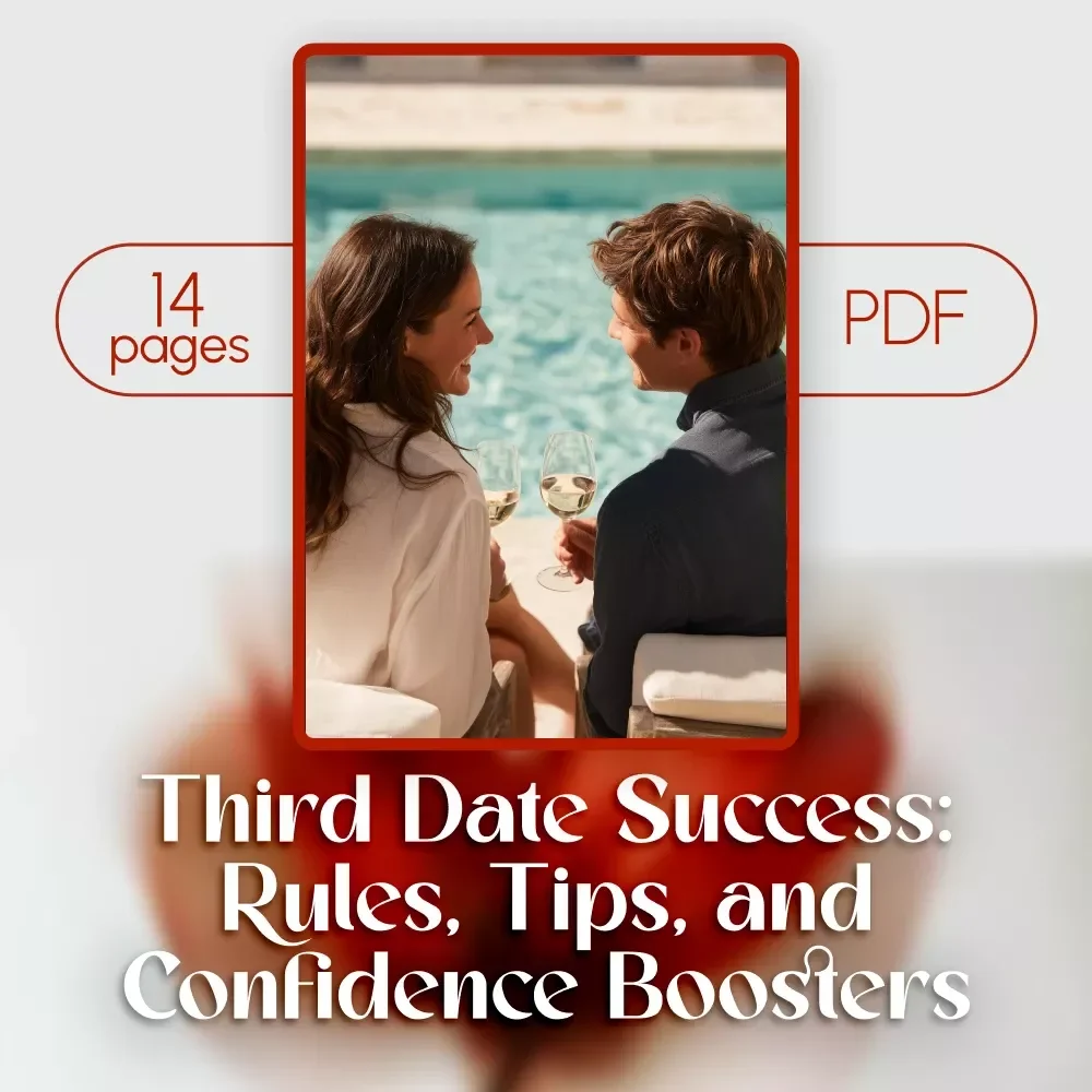 Third Date Success: Rules, Tips, and Confidence Boosters | Digital Dating Guide for Confidence, Connection, and Relationship Building | eBook, PDF, Checklist for Singles and Modern Dating