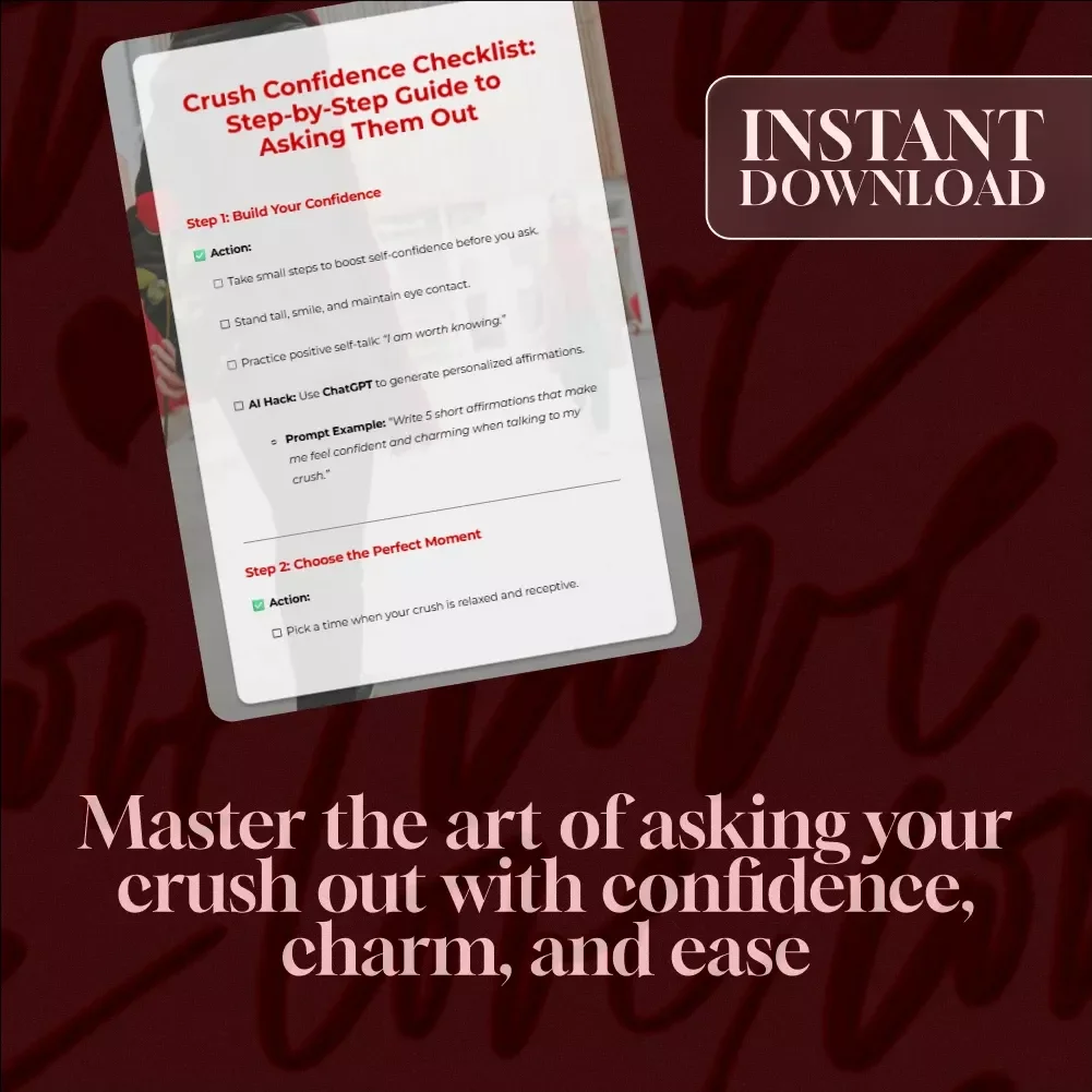 Crush Confidence Checklist: The Ultimate Step-by-Step Guide to Asking Your Crush Out