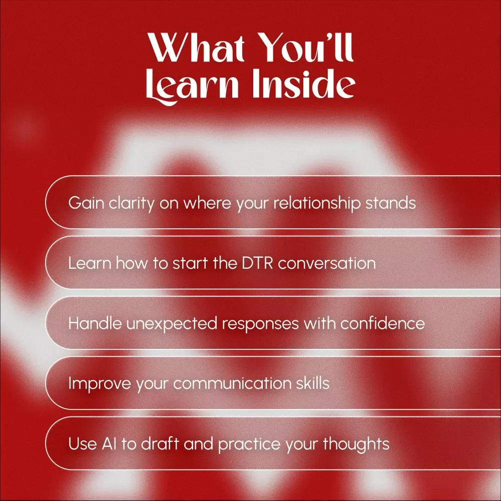 Defining the Relationship: A Smart, Stress-Free Guide to DTR - How to DTR, Relationship Guide, and Conversation Tips