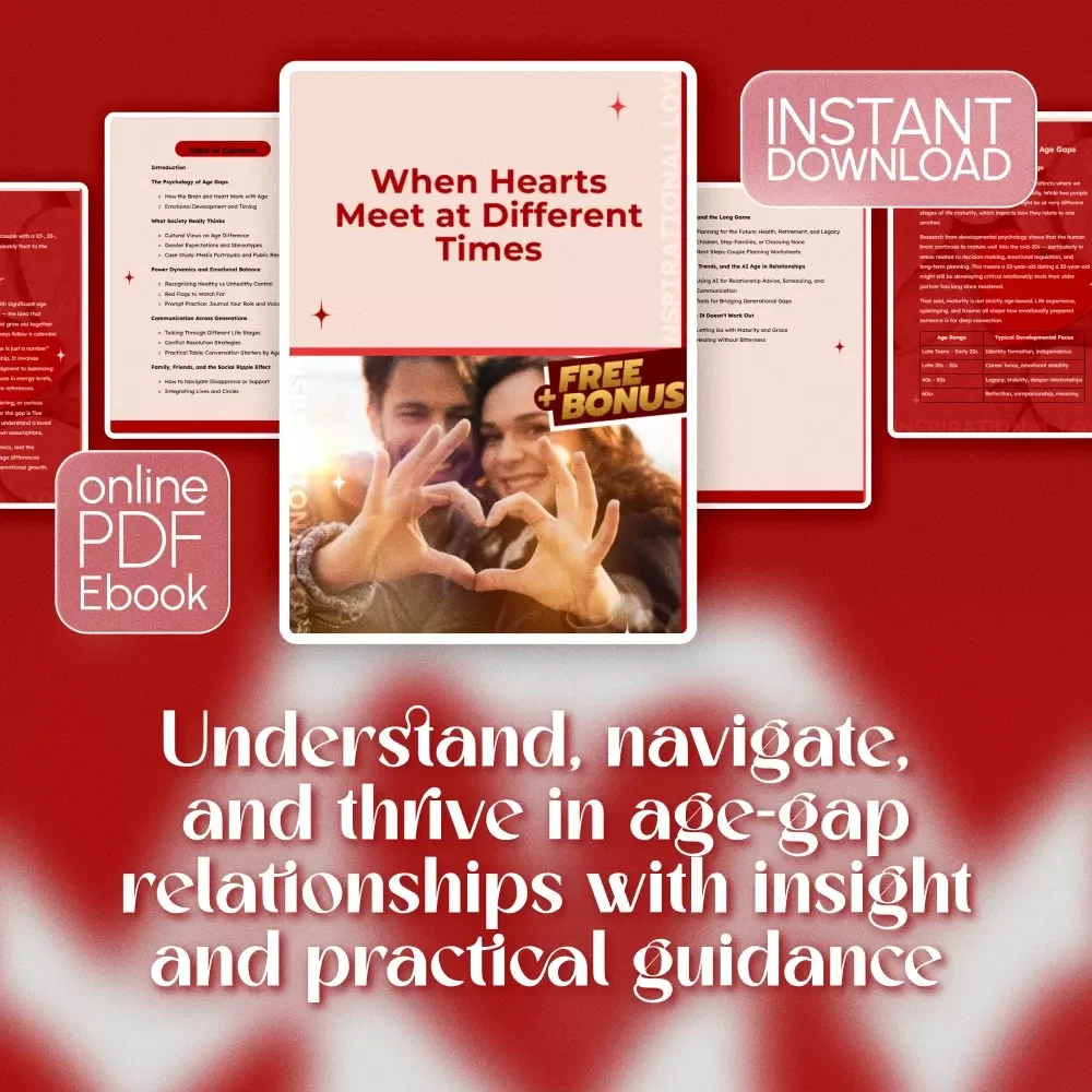 When Hearts Meet at Different Times: An Insightful Ebook on Age Difference in a Relationship, Emotional Balance, Communication Across Generations, and Modern Love Dynamics
