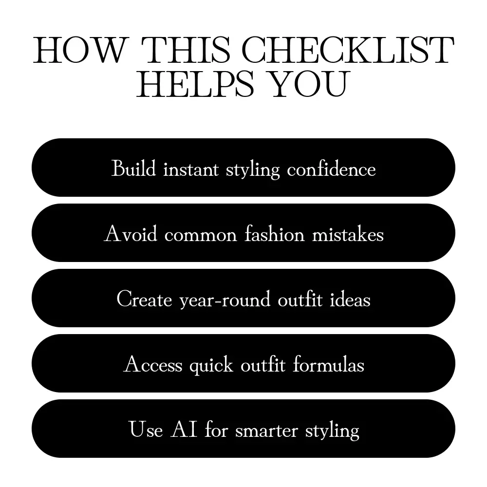 Leopard Look Checklist | Digital Download Guide | Leopard Print Styling Made Easy | Fashion Styling eBook & Outfit Inspiration