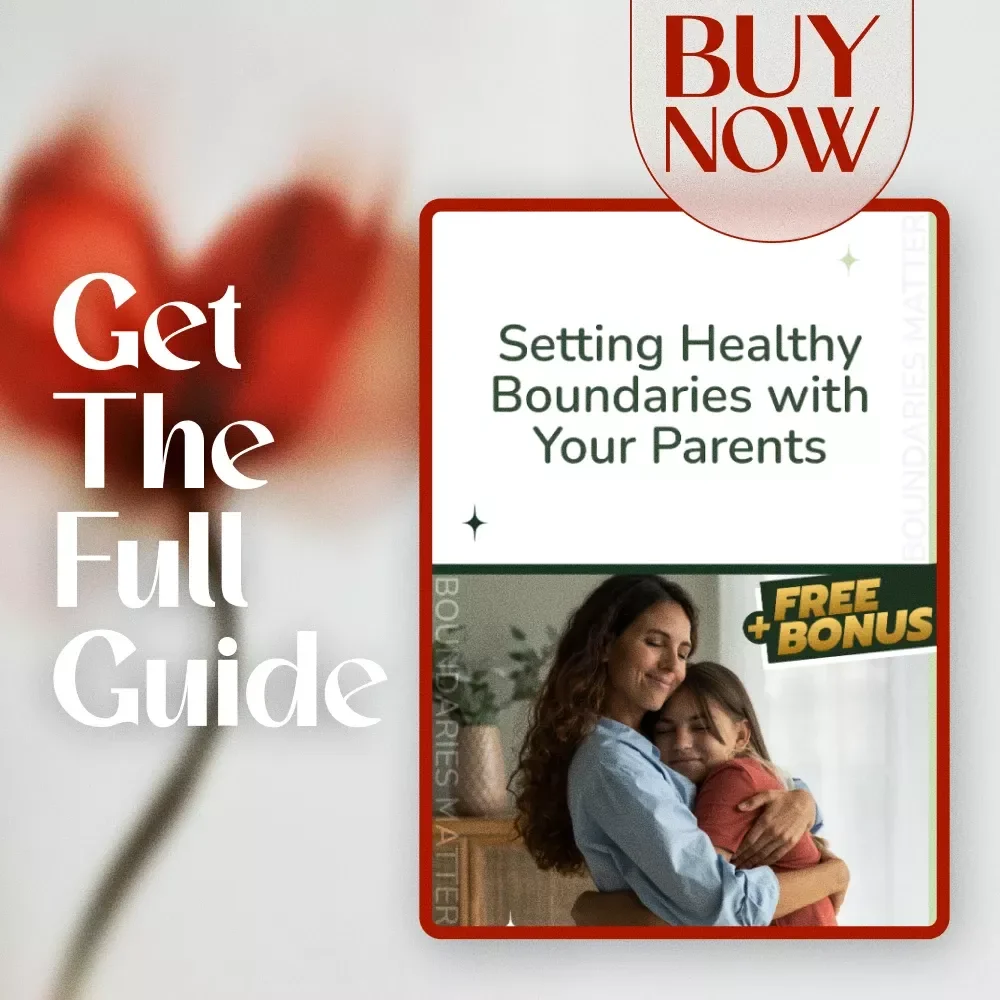 Setting Healthy Boundaries with Your Parents | Digital Guide for Self-Care, Confidence & Communication | How to Set Boundaries with Parents eBook Download