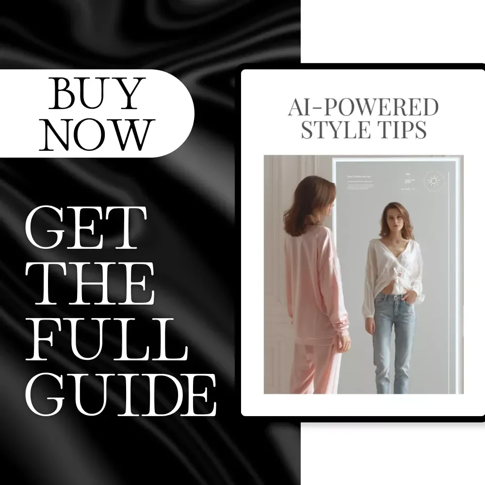 AI-Powered Style Tips | Digital Guide on How To Use AI For Personalized Style Suggestions, Fashion Styling, Capsule Wardrobes & Future Trends