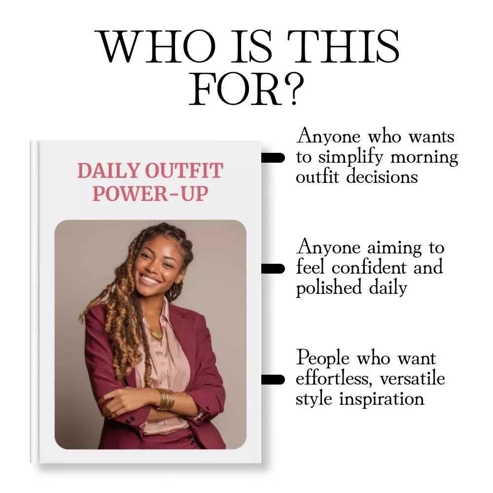 Daily Outfit Power-Up Checklist | 10-Minute Outfit Planning Routine for Every Day | Digital Download Wardrobe Guide