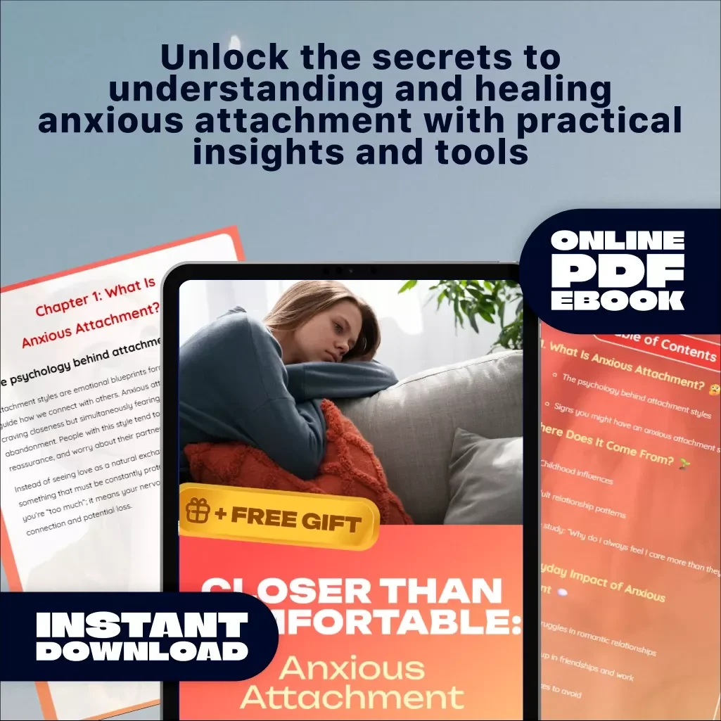 Closer Than Comfortable: Anxious Attachment - A Guide to Understanding and Healing Your Attachment Style