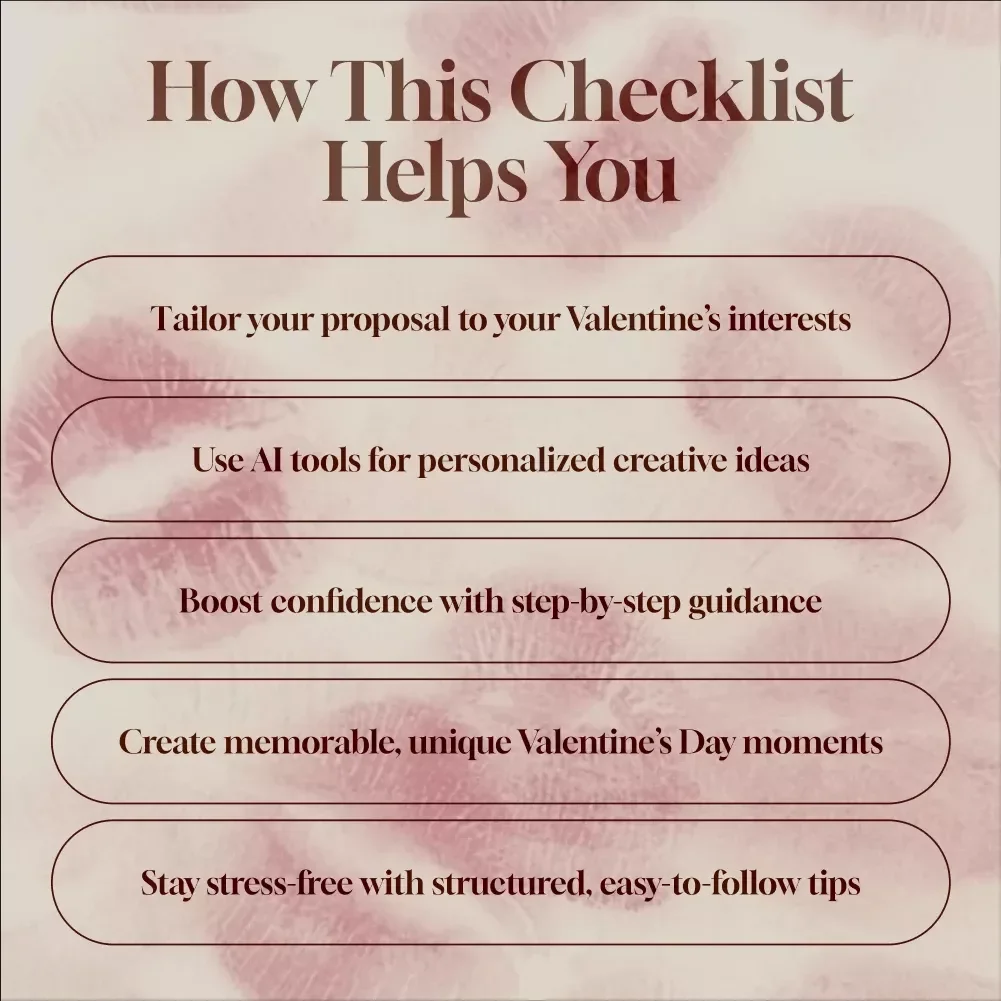 Valentine Victory Checklist: How to Ask Someone to Be Your Valentine – Fun, Creative, and Memorable Ways to Pop the Question