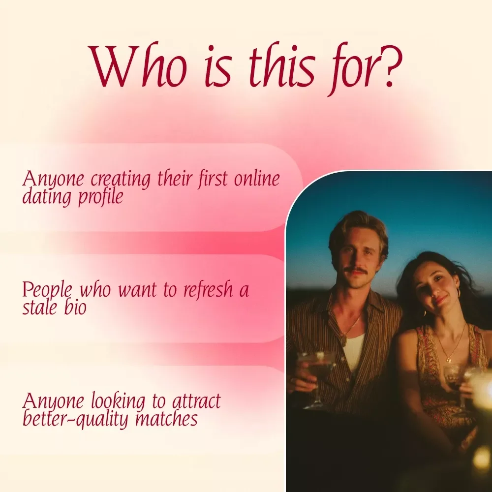 The Ultimate Dating Profile Template Checklist | Digital Download Guide for Online Dating Bio Writing, eBook Style Profile Builder, Editable Step-by-Step Template