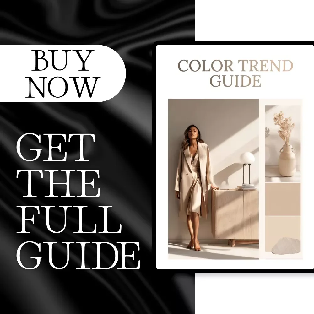 Color Trend Guide | Digital Download | eBook for Designers, Marketers & Creatives | Trend Forecasting & Application Guide