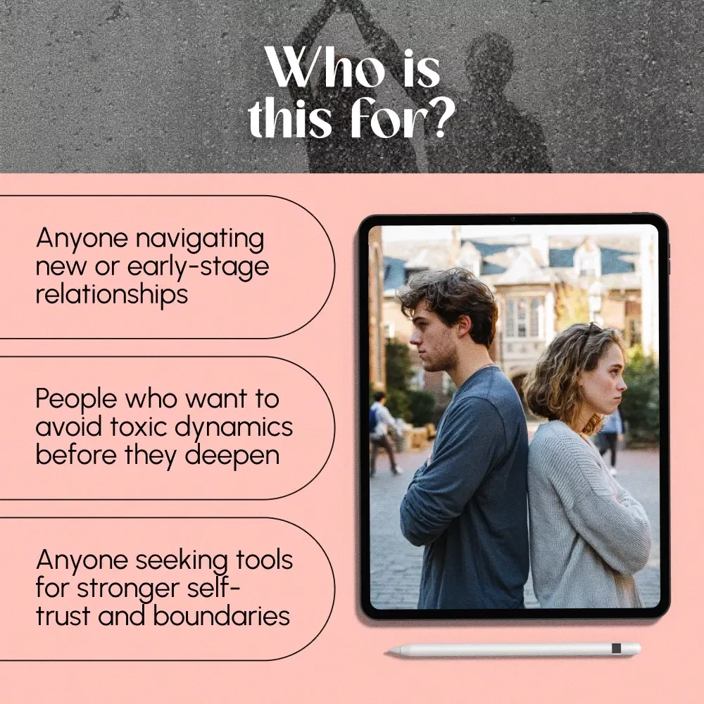 Spotting the Red Flags: A Practical Guide to Early Relationship Warnings | Early Relationship Red Flags eBook | Digital Download Guide