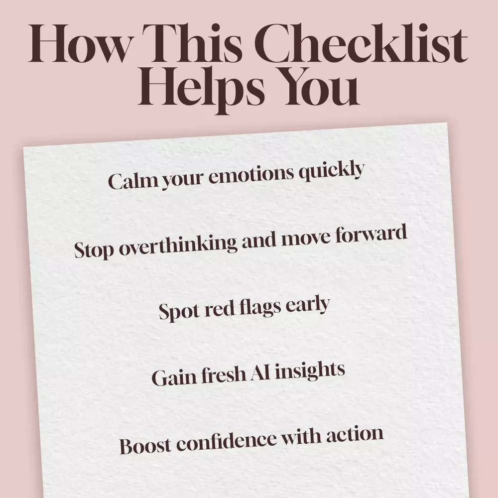 “Ghosted? No Worries!” – Step-by-Step Checklist | Digital Download for Self-Confidence, Dating Clarity & Personal Growth | What to Do If You’re Ghosted Guide