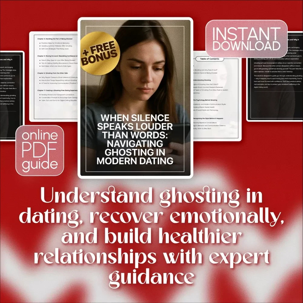 When Silence Speaks Louder Than Words: Navigating Ghosting in Modern Dating eBook - Understanding, Recovering, and Moving Forward from Ghosting in Dating