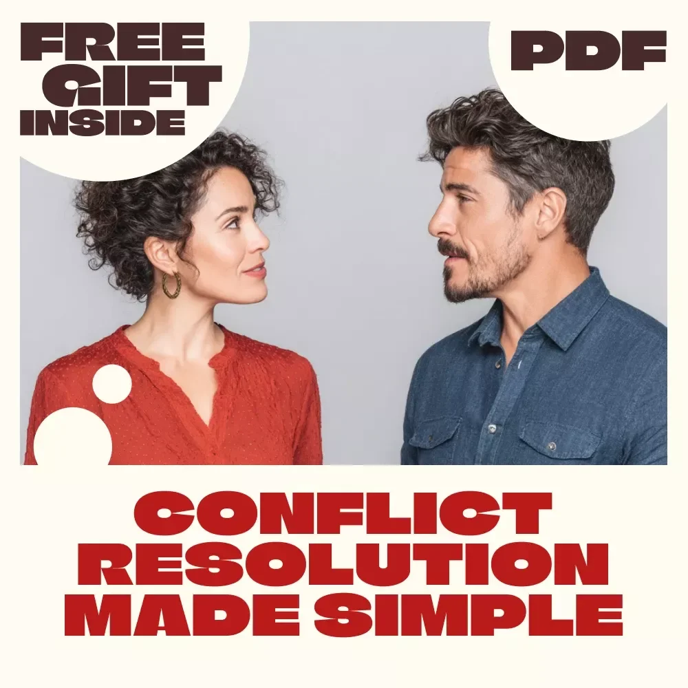 Conflict Resolution Made Simple | Printable Steps to Resolve Conflict | Digital Download Checklist for Workplace, Home & Relationships
