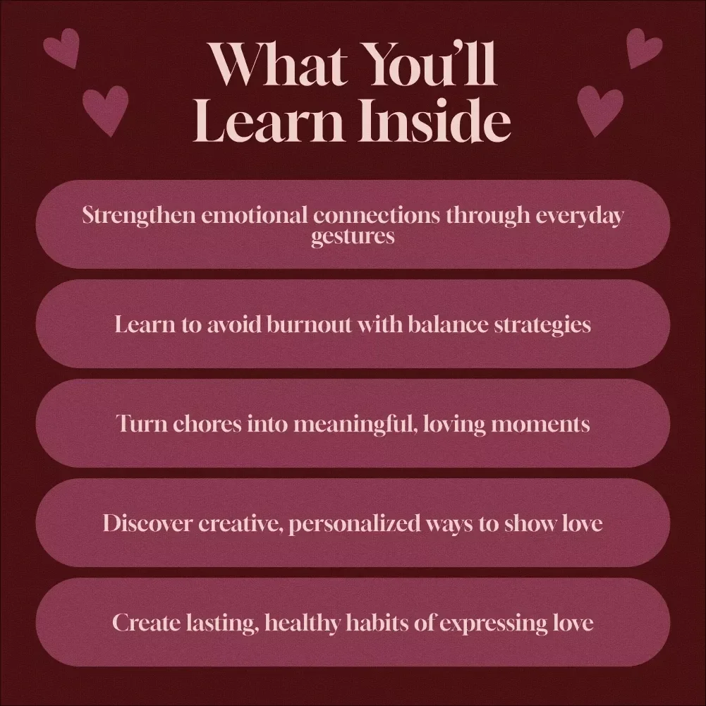 Heart in Action: Mastering the Acts of Service Love Language Guide | Tips for Meaningful Relationships