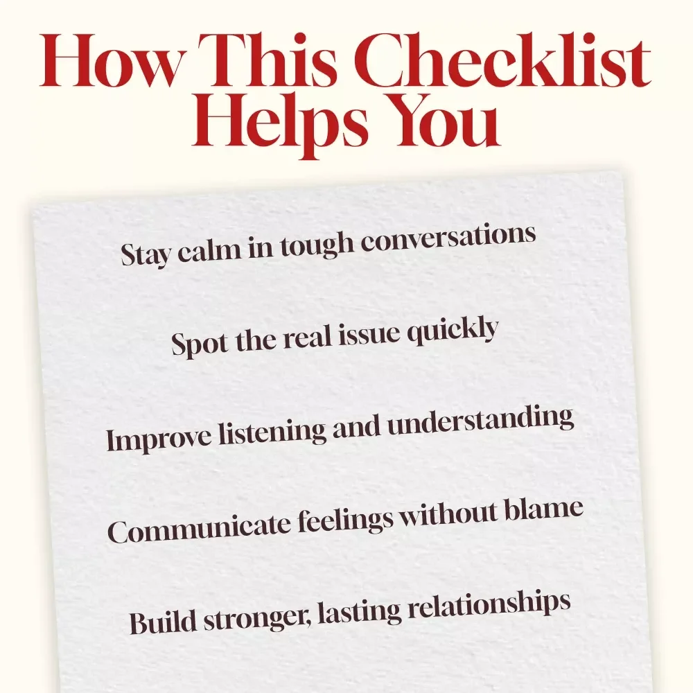 Conflict Resolution Made Simple | Printable Steps to Resolve Conflict | Digital Download Checklist for Workplace, Home & Relationships