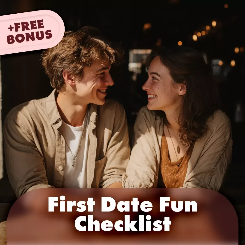 First Date Fun Checklist | Printable Digital Download | Fun First Date Ideas Guide for Couples & Singles | Creative First Date Planning Tips