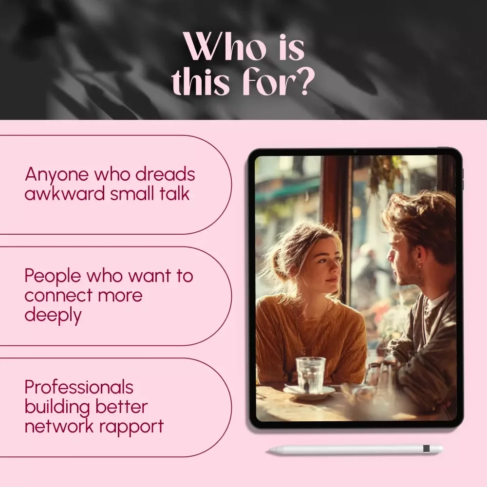 Talk That Connects: How to Start Conversations That Actually Matter - Digital Guide, Deep Conversation Starters to Get to Know Someone, Social Skills eBook