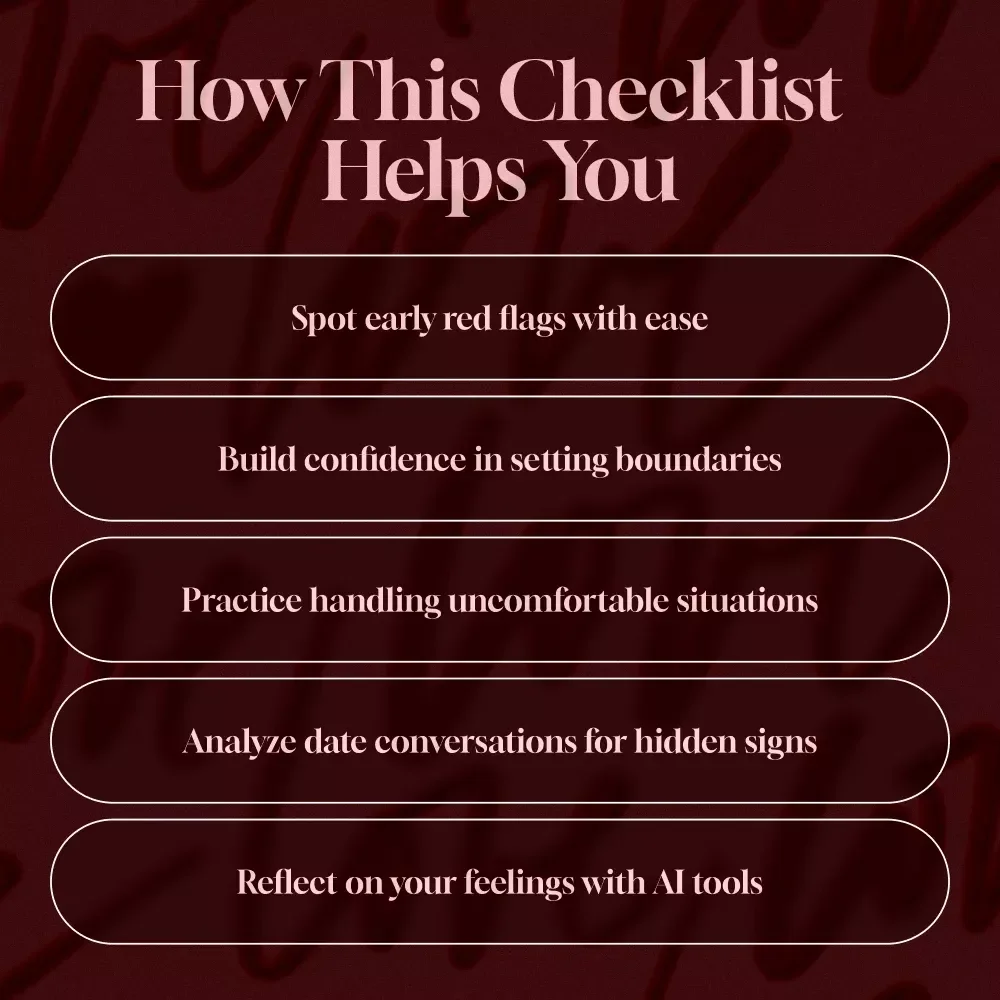 First Date Red Flags Checklist – A Must-Have Guide for Spotting Trouble on Your Date