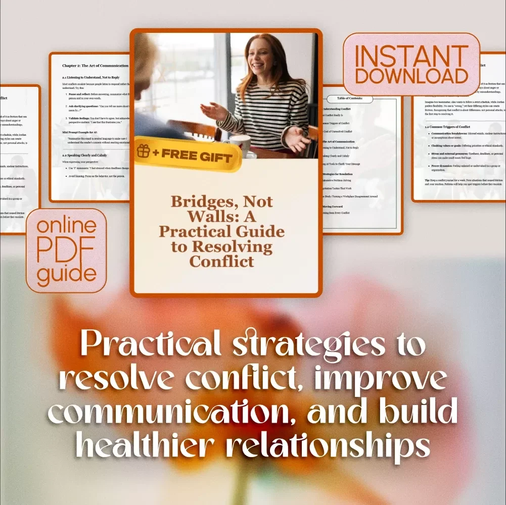 Bridges, Not Walls: A Practical Guide to Resolving Conflict | Digital Download eBook on How to Resolve Conflict, Improve Communication & Build Stronger Relationships