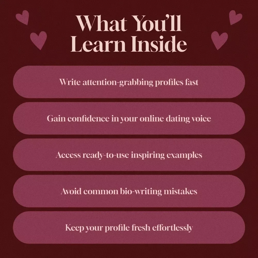 The Ultimate Guide to Dating Profile Bios for Women | Digital Download eBook with Dating Profile Bio Examples Female | Instant PDF Guide