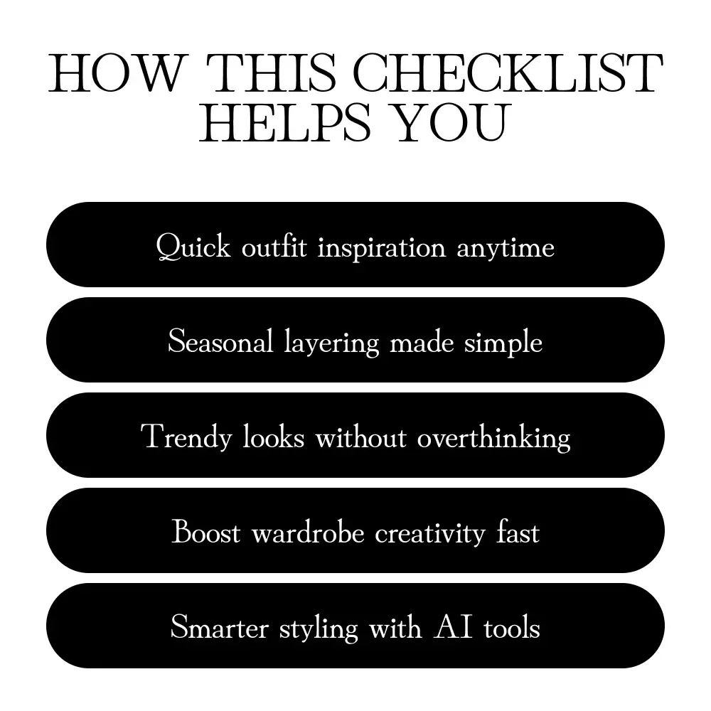 Denim Mini Style List | Denim Mini Skirt Style Playbook | Outfit Ideas Checklist & Digital Styling Guide