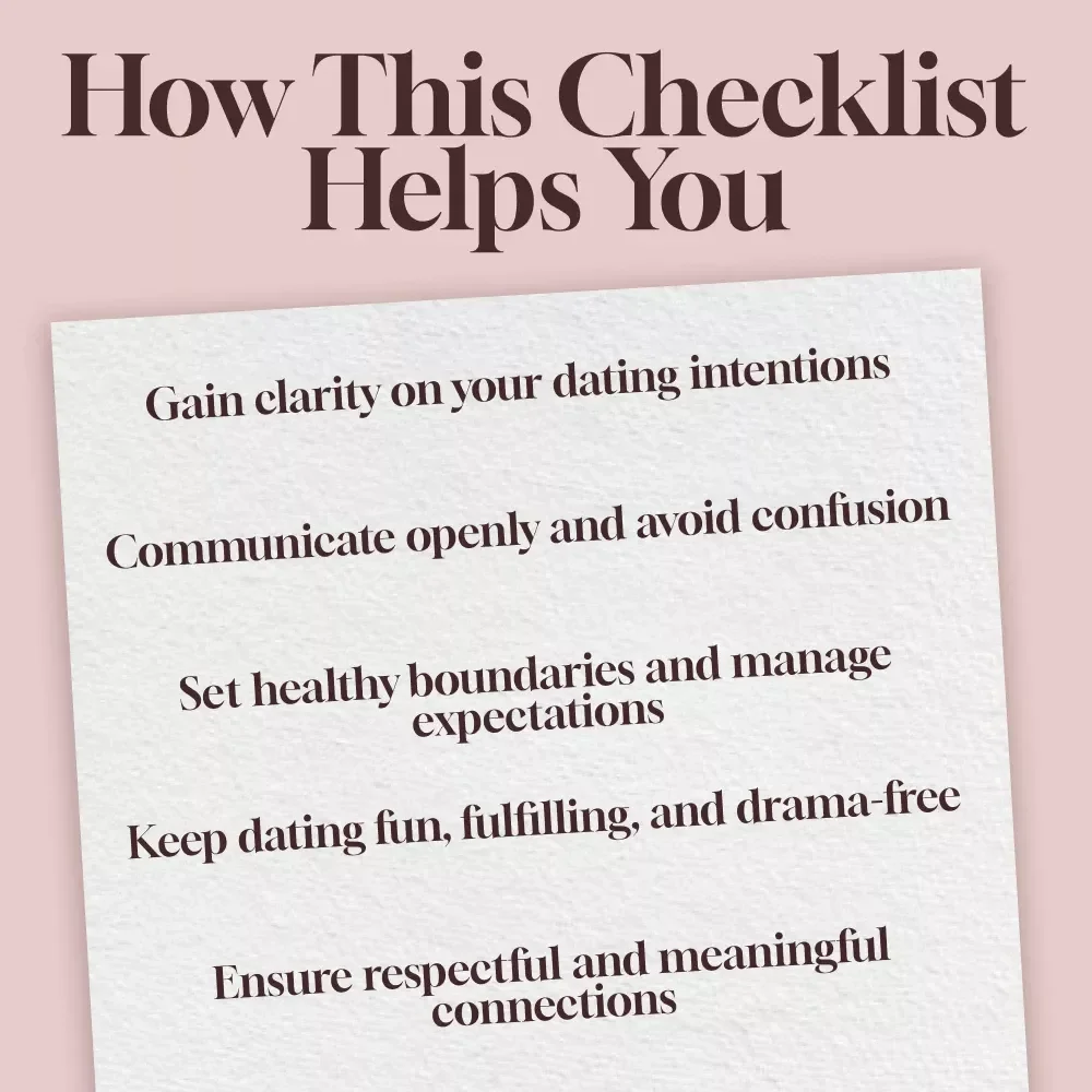 The Playful Dating Checklist No Strings Attached: A Fun Guide for Dating Without a Relationship