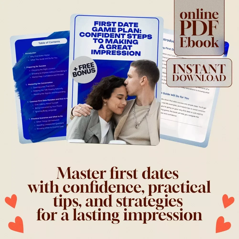 First Date Game Plan: Confident Steps to Making a Great Impression - First Date Advice for Men eBook