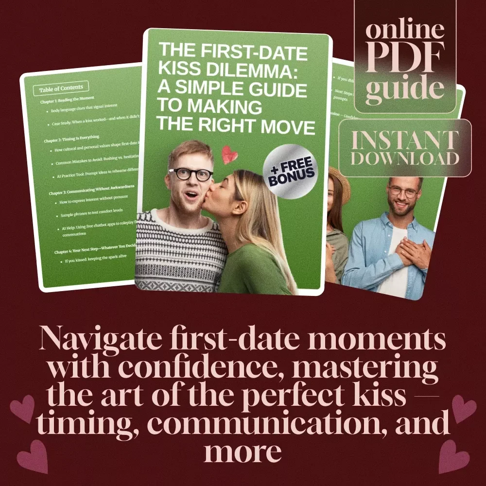 The First-Date Kiss Dilemma: A Simple Guide to Making the Right Move – Your Ultimate eBook for Navigating First-Date Kisses