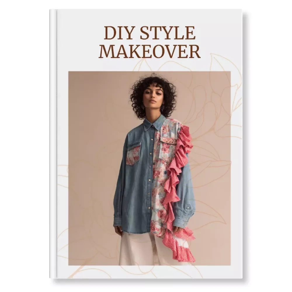DIY Style Makeover | Reconstructed Clothing DIY Planner | Creative Wardrobe Guide & eBook for Fashion Sustainability