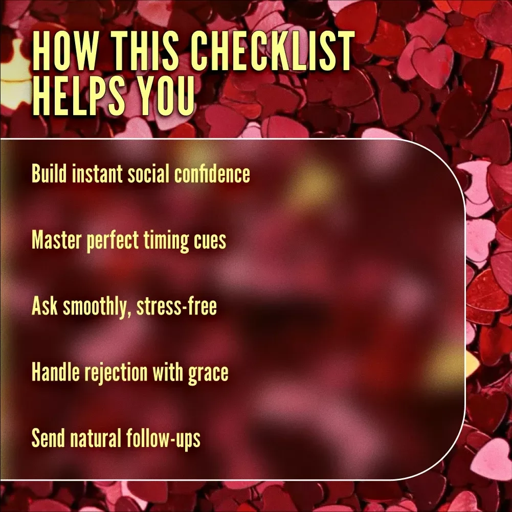 How to Ask for a Girl’s Number Checklist | Digital Download Guide for Men | Confidence, Conversation & Dating Tips | How to Ask for a Girls Number