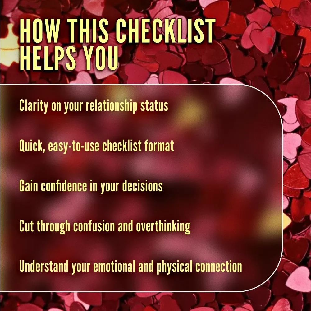 Situationship or Relationship? Your Ultimate Quick-Check Checklist | Determine if You’re in a Relationship or Just a Situationship