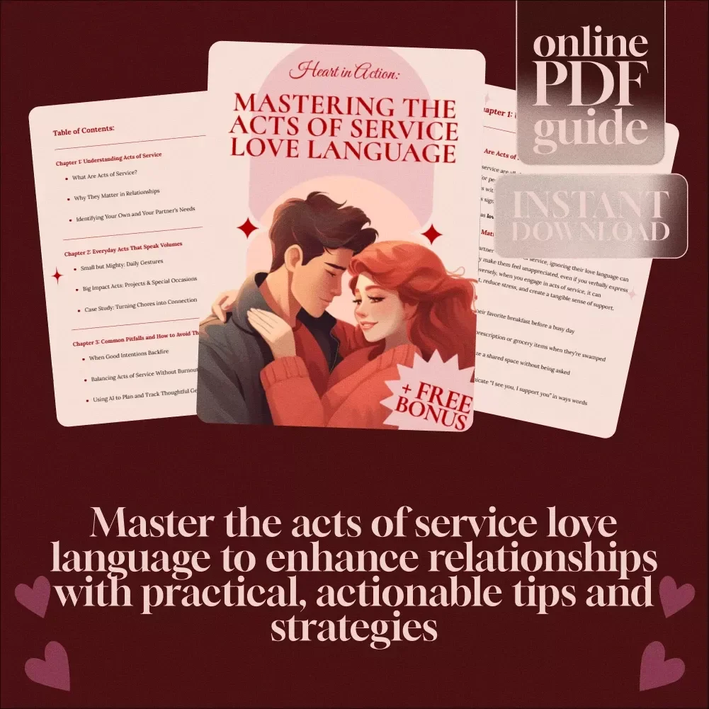 Heart in Action: Mastering the Acts of Service Love Language Guide | Tips for Meaningful Relationships