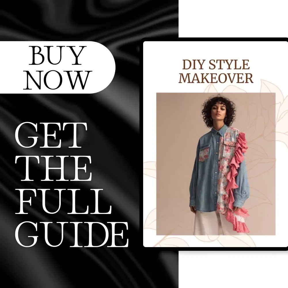 DIY Style Makeover | Reconstructed Clothing DIY Planner | Creative Wardrobe Guide & eBook for Fashion Sustainability