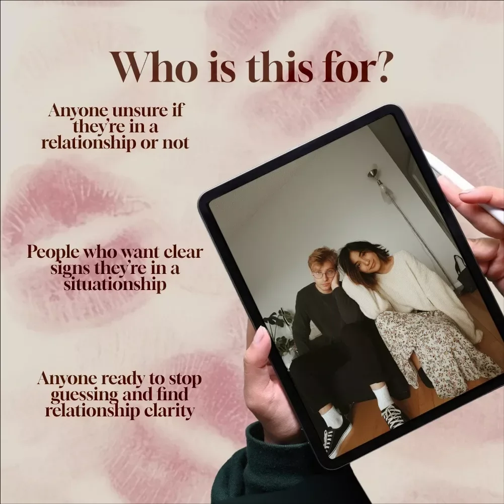 Are You Stuck in a Situationship | Printable Digital Checklist | Signs You’re in a Situationship Guide for Clarity & Self-Reflection