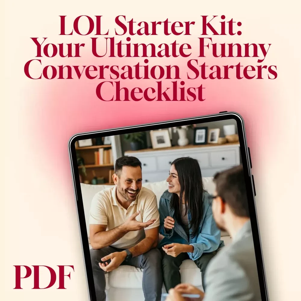 LOL Starter Kit: Your Ultimate Funny Conversation Starters Checklist | Digital Download Guide for Hilarious Icebreakers, Engaging Chat Prompts & Social Confidence