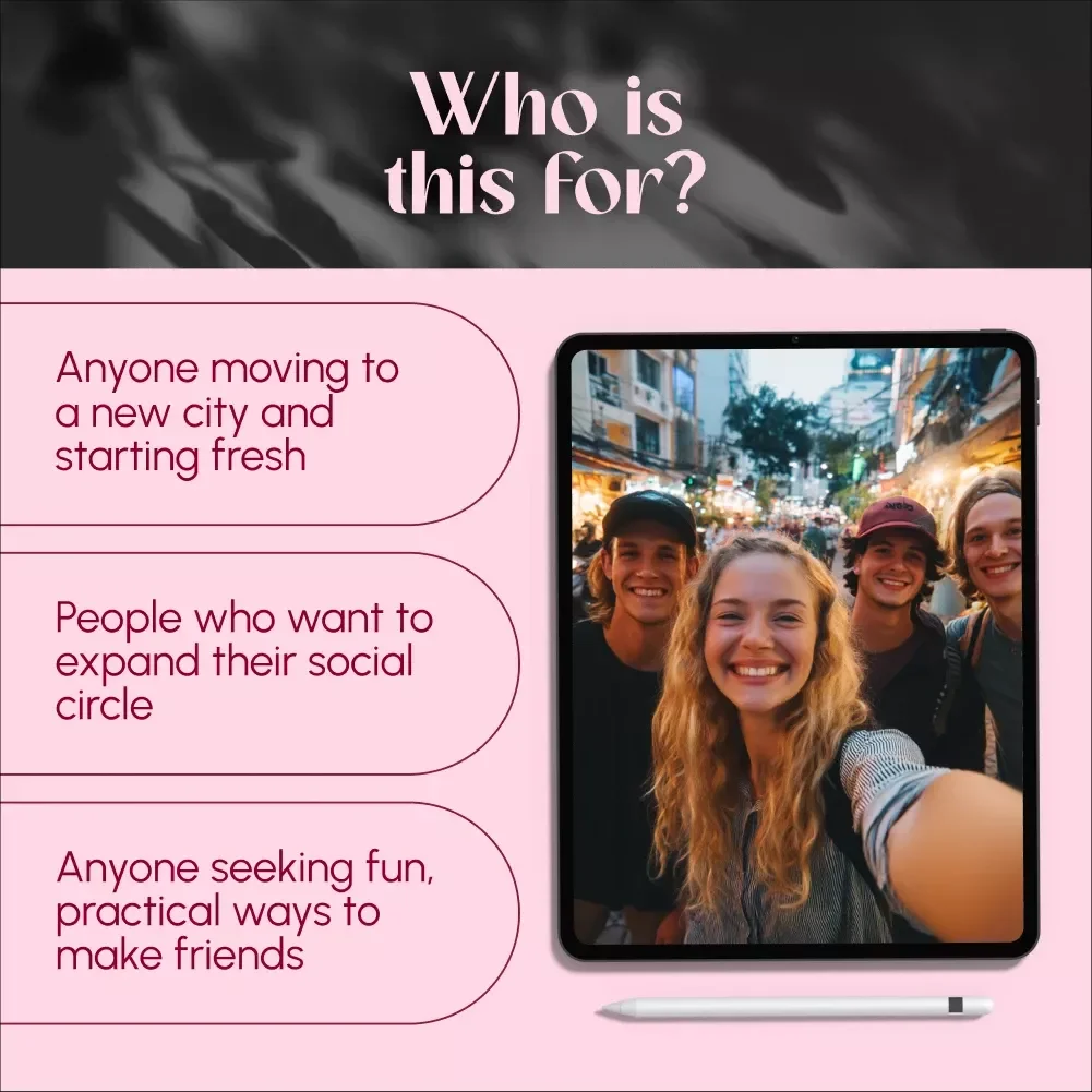 Your Quick Guide to Meeting People | Digital Guide for How to Meet People in a New City, Make Friends, and Build Connections