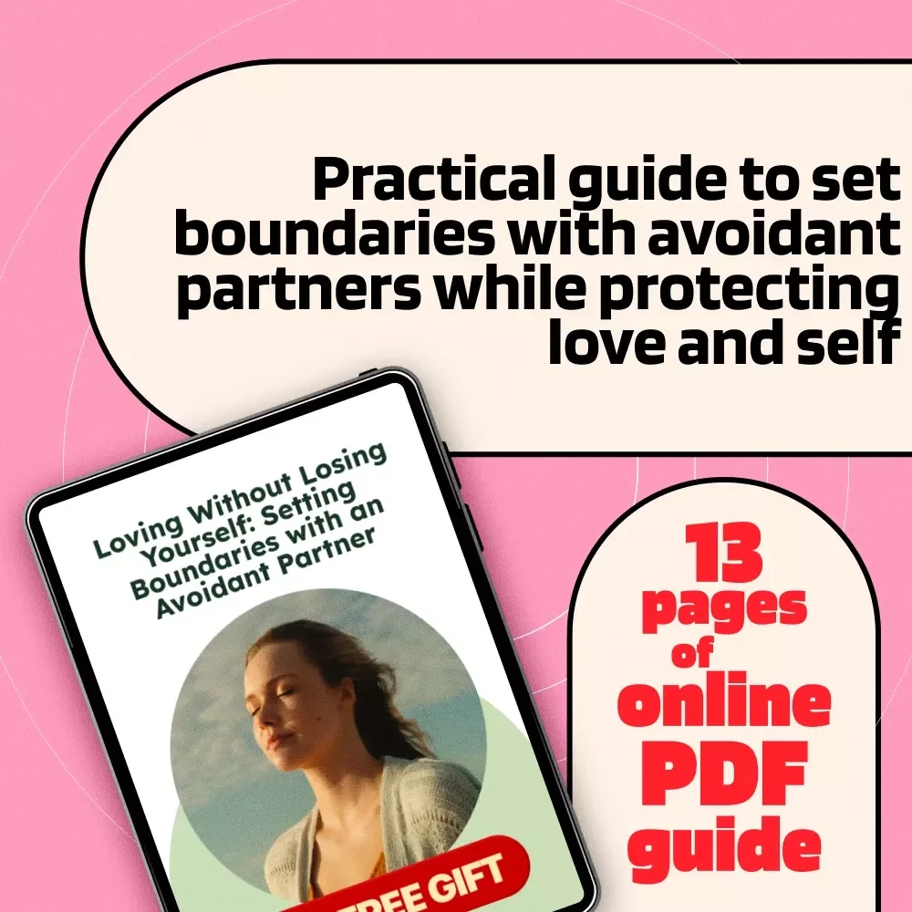 Loving Without Losing Yourself: Setting Boundaries with an Avoidant Partner | Relationship Guide | Digital Download | How to Set Boundaries with Avoidant Partner