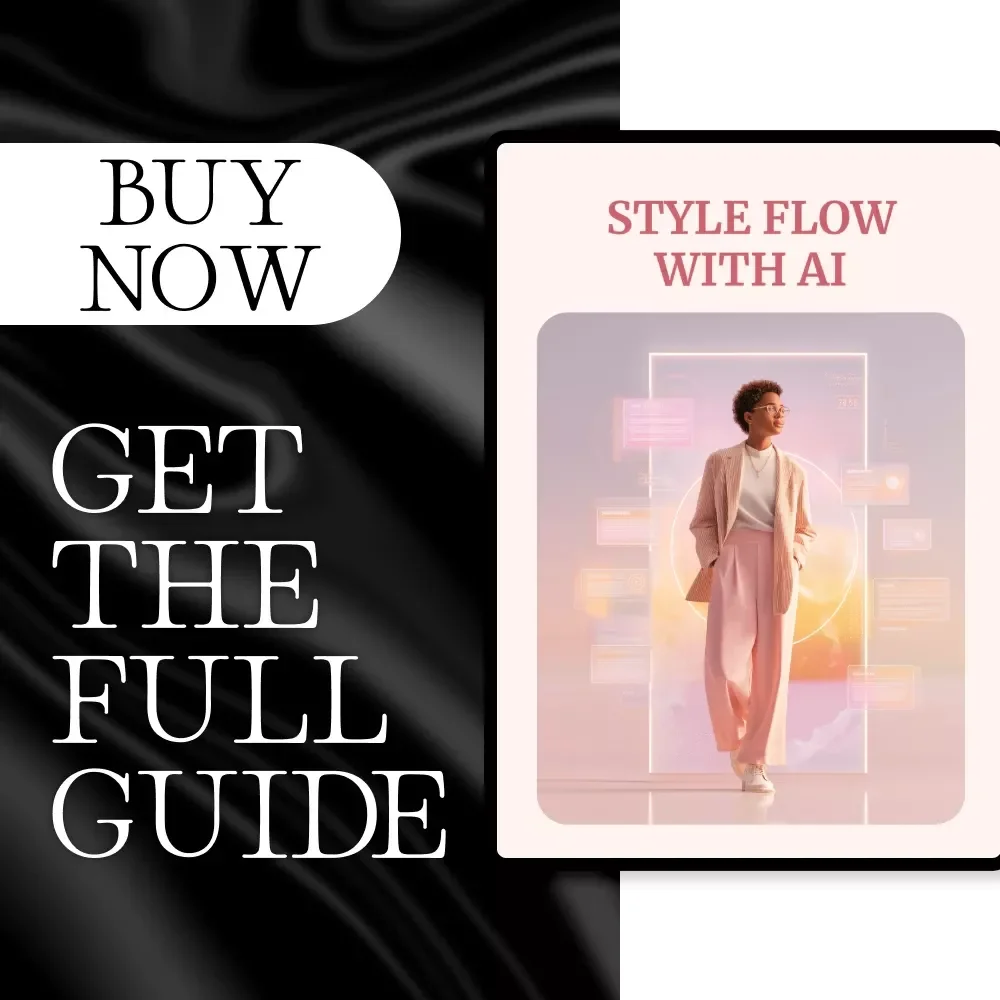 Style Flow with AI | Digital Guide to AI-Stylist Outfit Creation Workflow, Fashion Prompts & Wardrobe Transformation