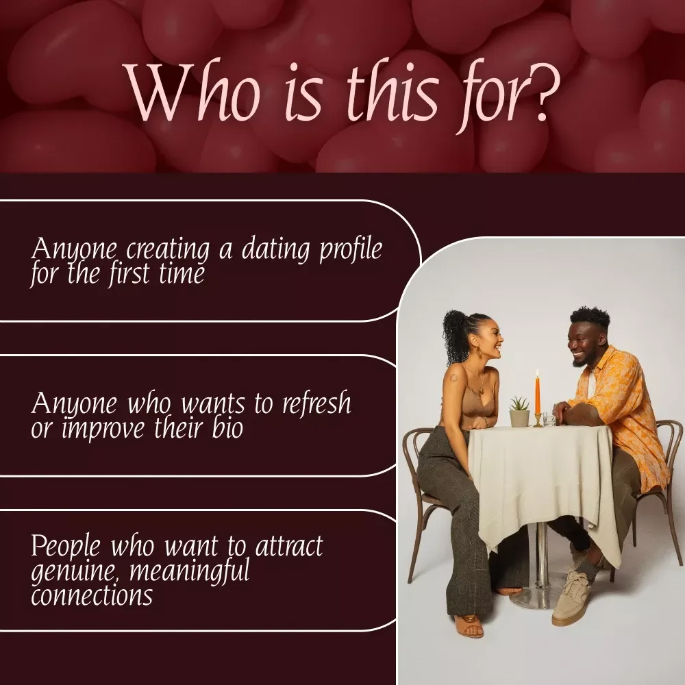 The Big List of Dating Profile Ideas Checklist | Digital Download | Dating Bio Writing Guide & eBook Style Resource