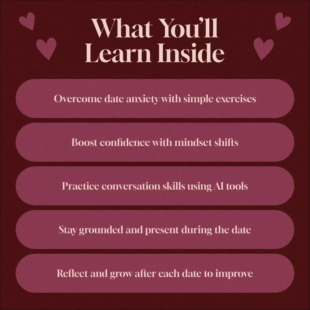 Chill & Chat: A Friendly Guide to Feeling Calm on Dates - How to Feel Less Nervous on Dates eBook & Checklist