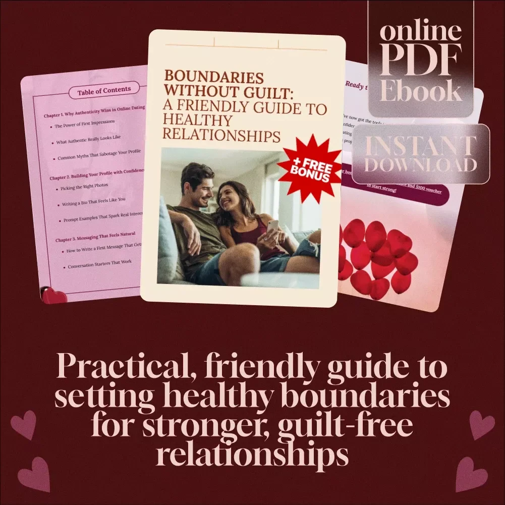 Boundaries Without Guilt: A Friendly Guide to Healthy Relationships | eBook for Self-Growth, Communication, and How to Set Healthy Boundaries in a Relationship