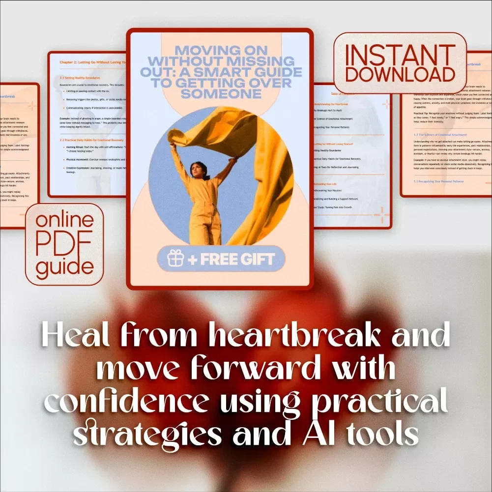 Moving On Without Missing Out: A Smart Guide to Getting Over Someone - Emotional Recovery eBook & Digital Download