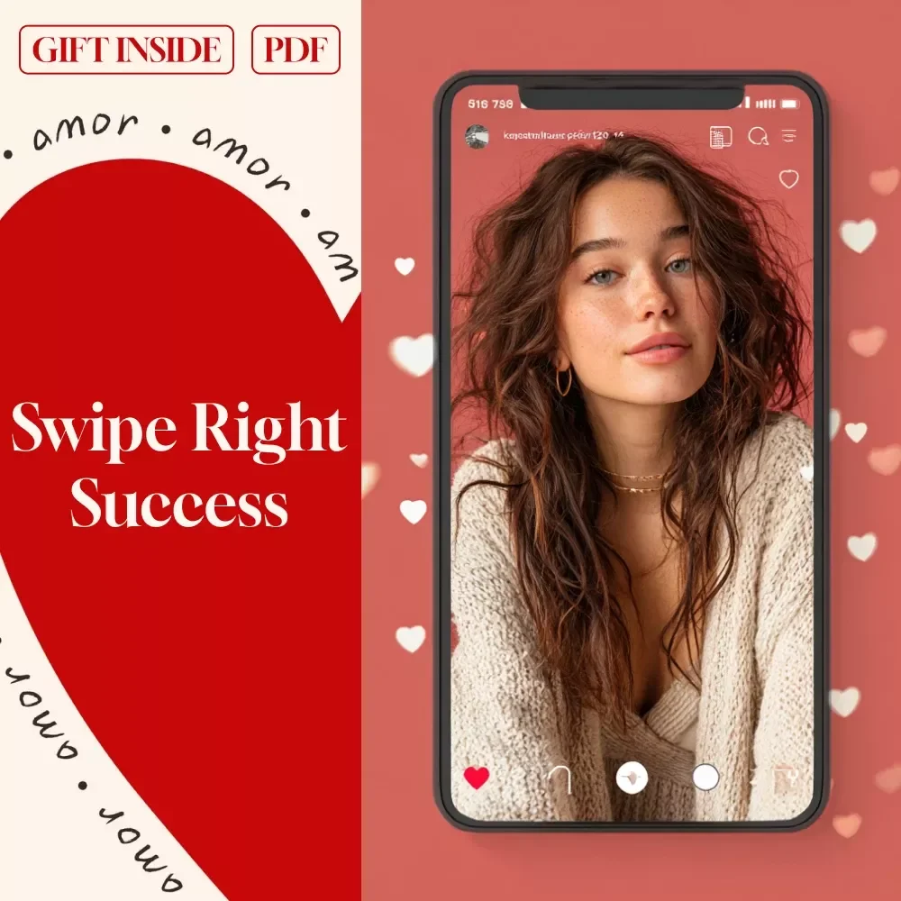 Swipe Right Success: Dating Profile Checklist | Dating Profile Tips | Digital Download Guide for Better Matches