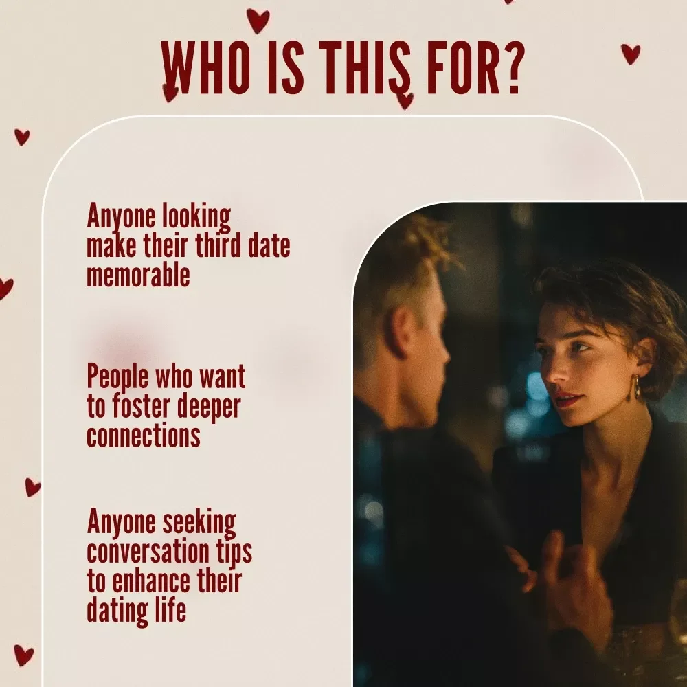 Third Date Questions Checklist: Spark Real Connection & Fun Conversations - Digital Download