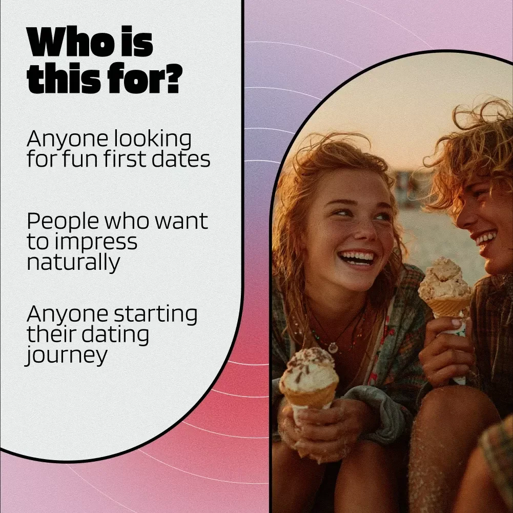 Perfect First Date Playbook | Digital Guide for First Date Activities, Creative Ideas, Conversation Starters & Follow-Up Tips