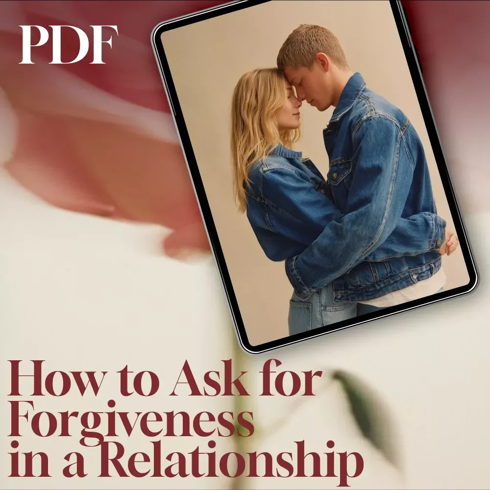 How to Ask for Forgiveness in a Relationship Checklist | Digital Download eBook, Apology Guide, Relationship Healing, Printable Communication Tool