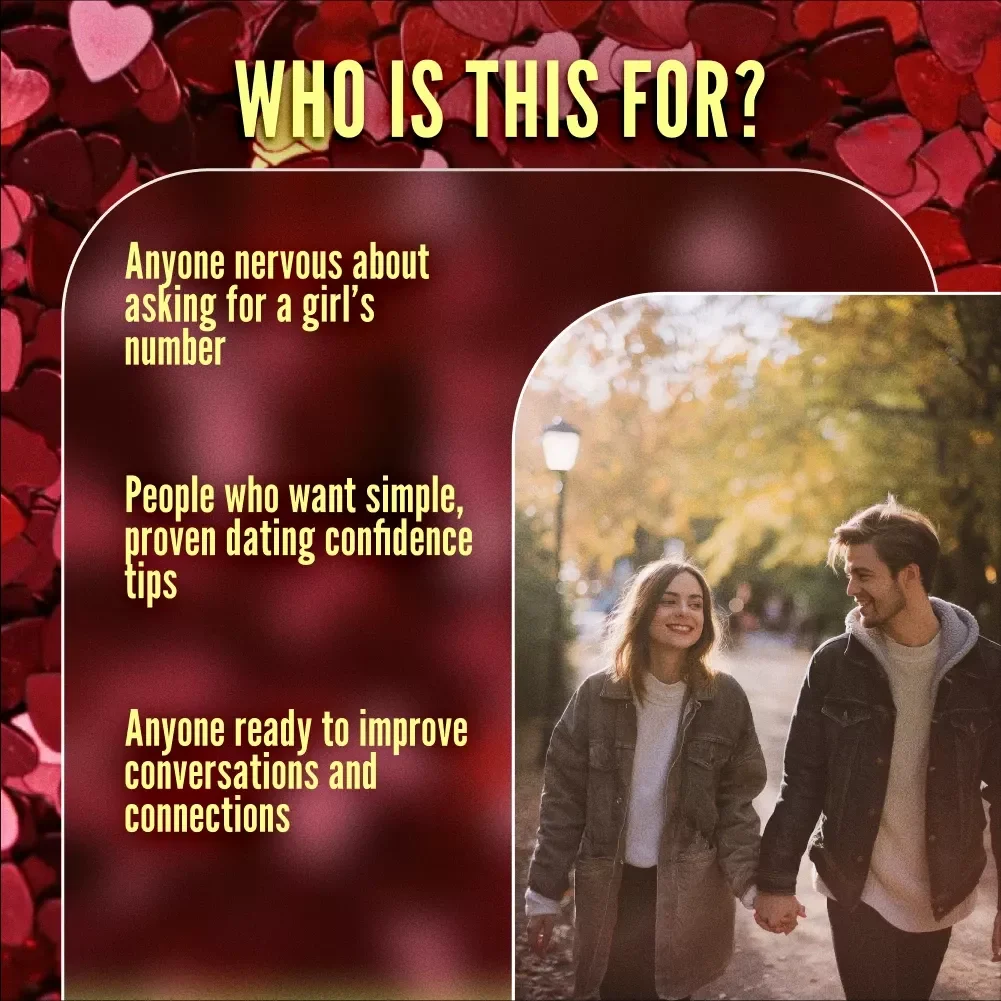 How to Ask for a Girl’s Number Checklist | Digital Download Guide for Men | Confidence, Conversation & Dating Tips | How to Ask for a Girls Number