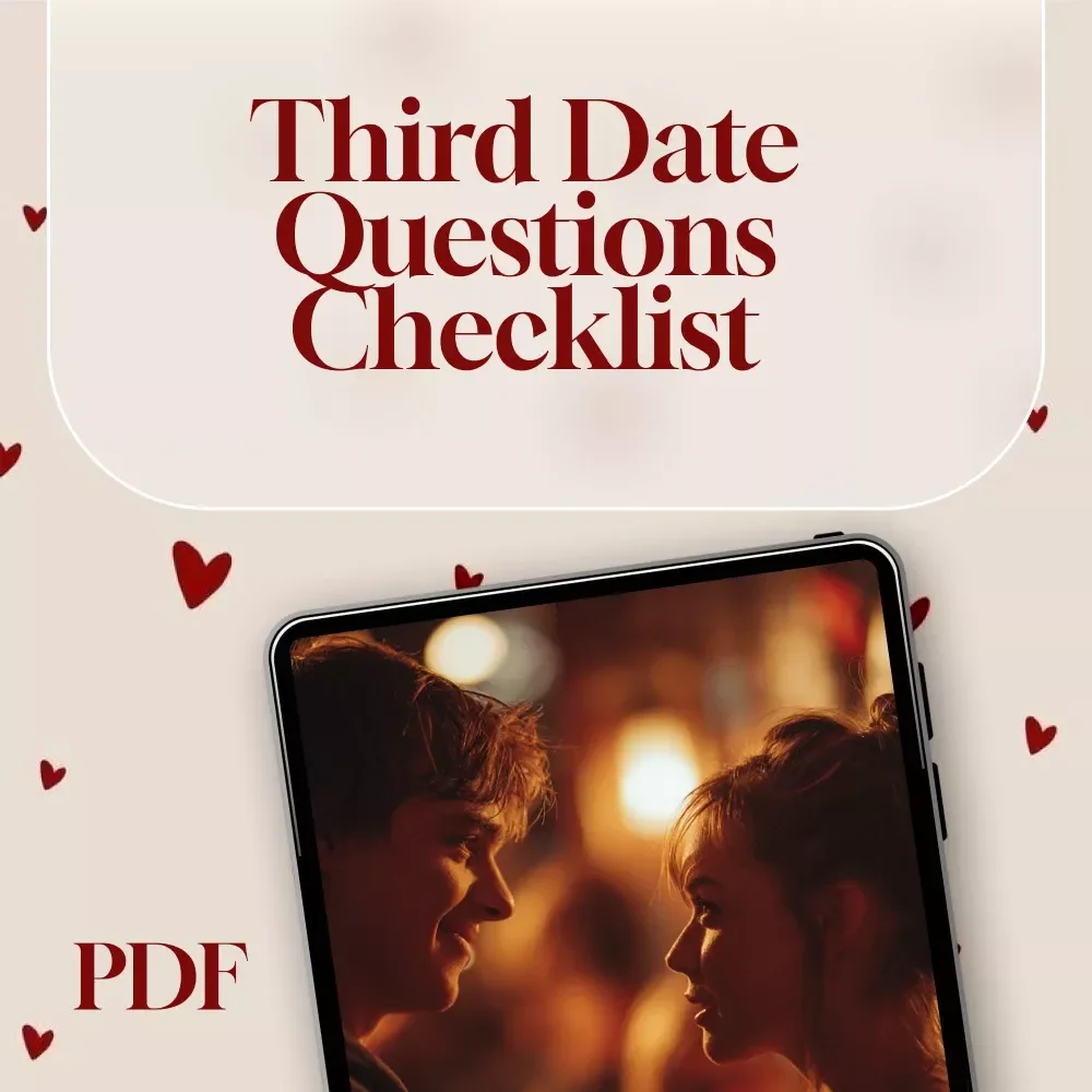 Third Date Questions Checklist: Spark Real Connection & Fun Conversations - Digital Download